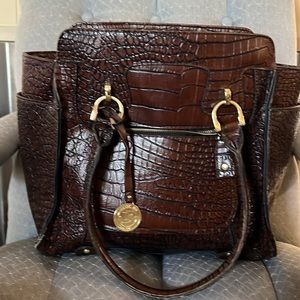 London Fog leather bag